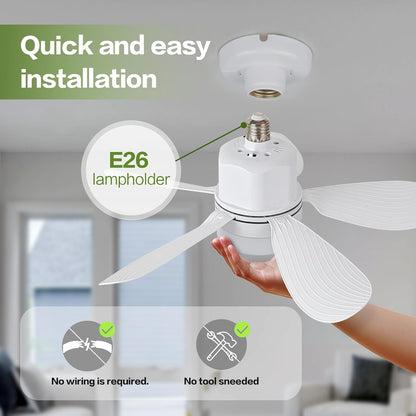 Socket Fan Light